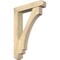 Ekena Millwork Imperial Craftsman Rough Sawn Bracket w/ Offset Brace, Douglas Fir, 6"W x 28"D x 40"H BKT0604X28X40IMP04RDF - alternate 1